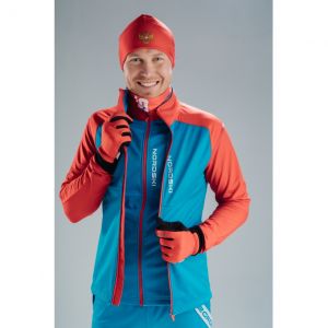  Разминочная куртка NordSki  Premium blue/red размер M (48) фото в интернет-магазине КАСКАД