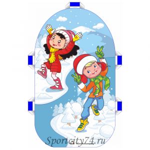  Ледянка "Snowkid" Зима 80 см. фото в интернет-магазине КАСКАД