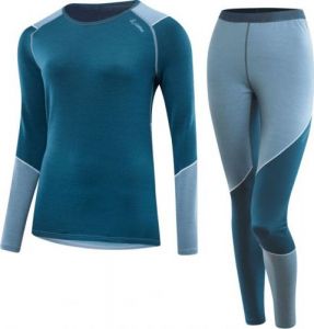  Комплект термобелья Loffler Merino Deep Water (EL26175-470) S (38) фото в интернет-магазине КАСКАД