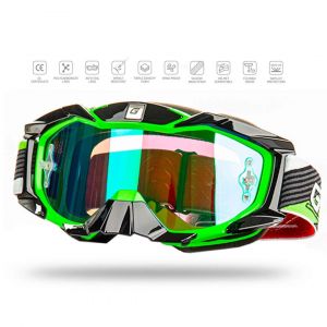  Очки Мотокросс GTX 5015 салатовые фото в интернет-магазине КАСКАД