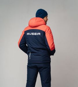 Утепленная куртка NordSki Mount dark blue/red размер M (48) (E1)