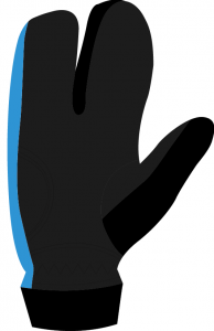 Лобстеры Nordski Jr. Arctic blue/black WS размер 5-L (D1)