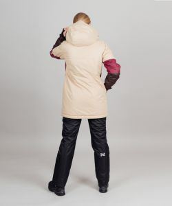 Утепленная куртка NordSki Casual beige/wine W размер S (38) (E1)