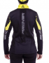 Разминочная куртка женская Fischer Softshell Light GR8208-101 черно-лимонный р. (48)