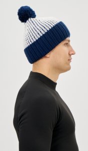 Шапка NordSki Alpine white/dark blue (C3)