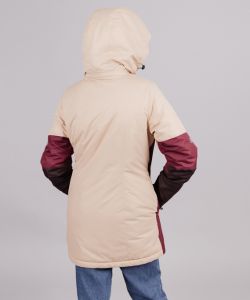 Утепленная куртка NordSki Jr Casual dark beige/wine рост 152 (E3)