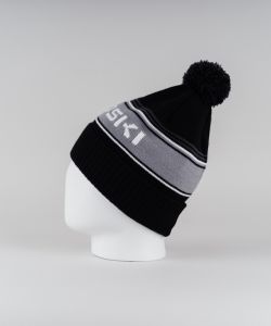Шапка NordSki Stripe black/grey (C3)