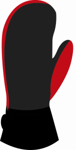 Варежки Nordski Jr. Arctic red membrane размер 4-M (D1)