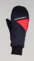 Варежки Nordski Jr. Arctic black/red WS размер 5-L (D1)