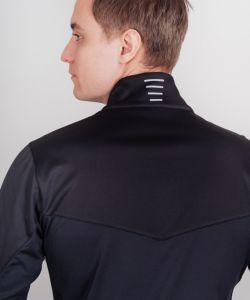 Разминочная куртка NordSki  BASE black/blue размер XS (44)