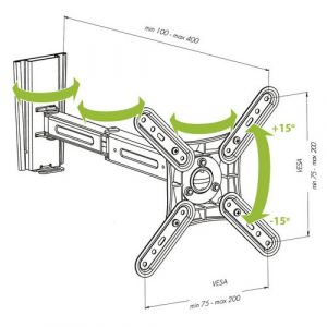 Кронштейн HITECHNIC HTN 2614B (17"-32")