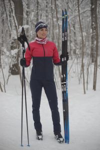 Разминочная куртка NordSki  Premium pink/bluberry размер XS (36)