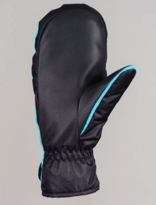 Варежки Nordski Jr. Arctic black/aquamarine membrane размер 5-L (D1)