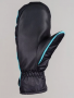 Варежки Nordski Jr. Arctic black/aquamarine membrane размер 4-M (D1)
