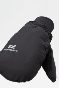 Варежки Nordski Snow soft black размер 11-XL (D1)
