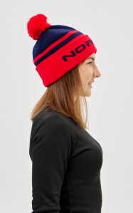 Шапка NordSki Winter dark blue/red (C3)